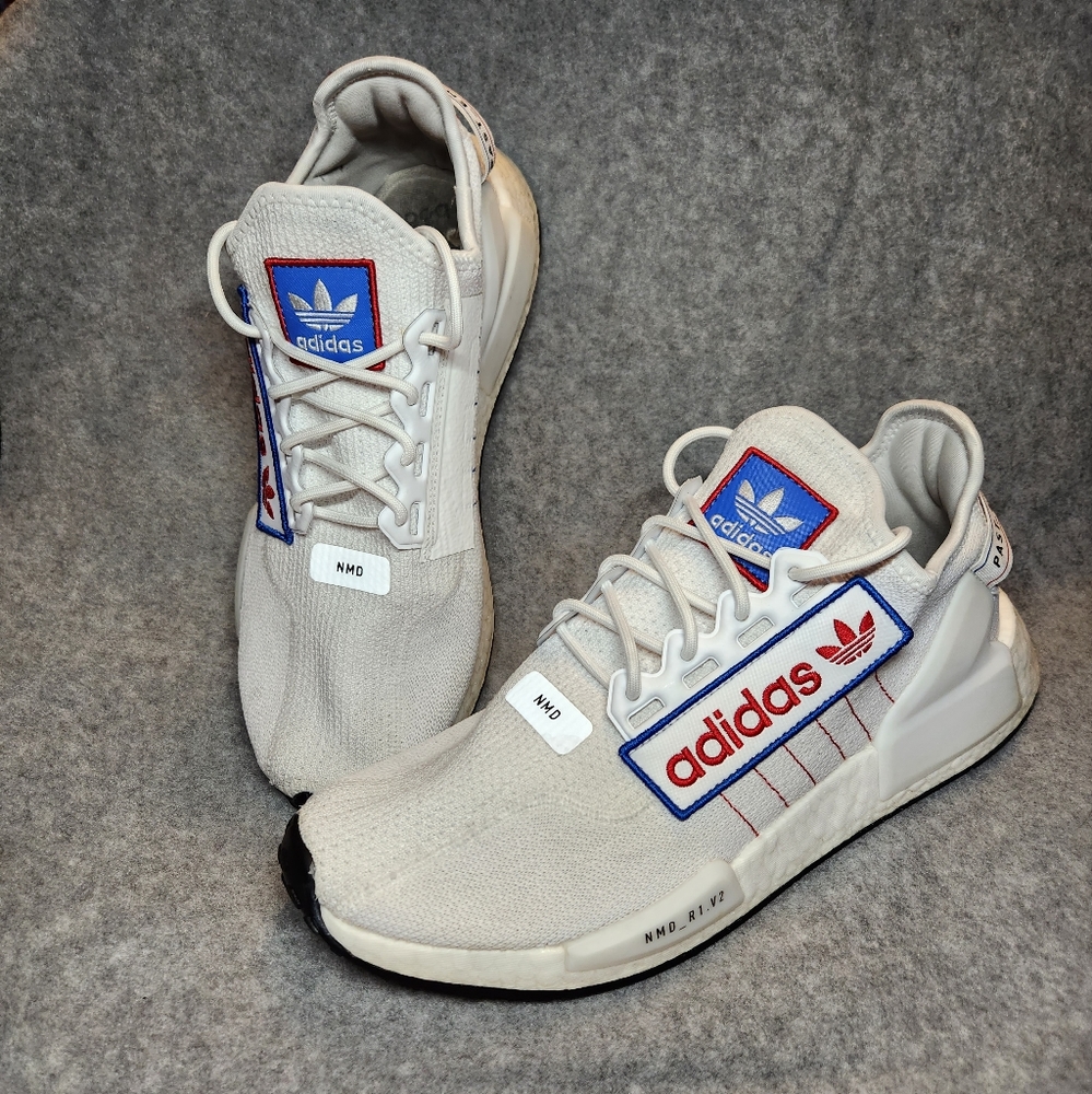 adidas Originals NMD_R1.V2 Boost White Men Unisex Casual Shoes GX6265 Size 11